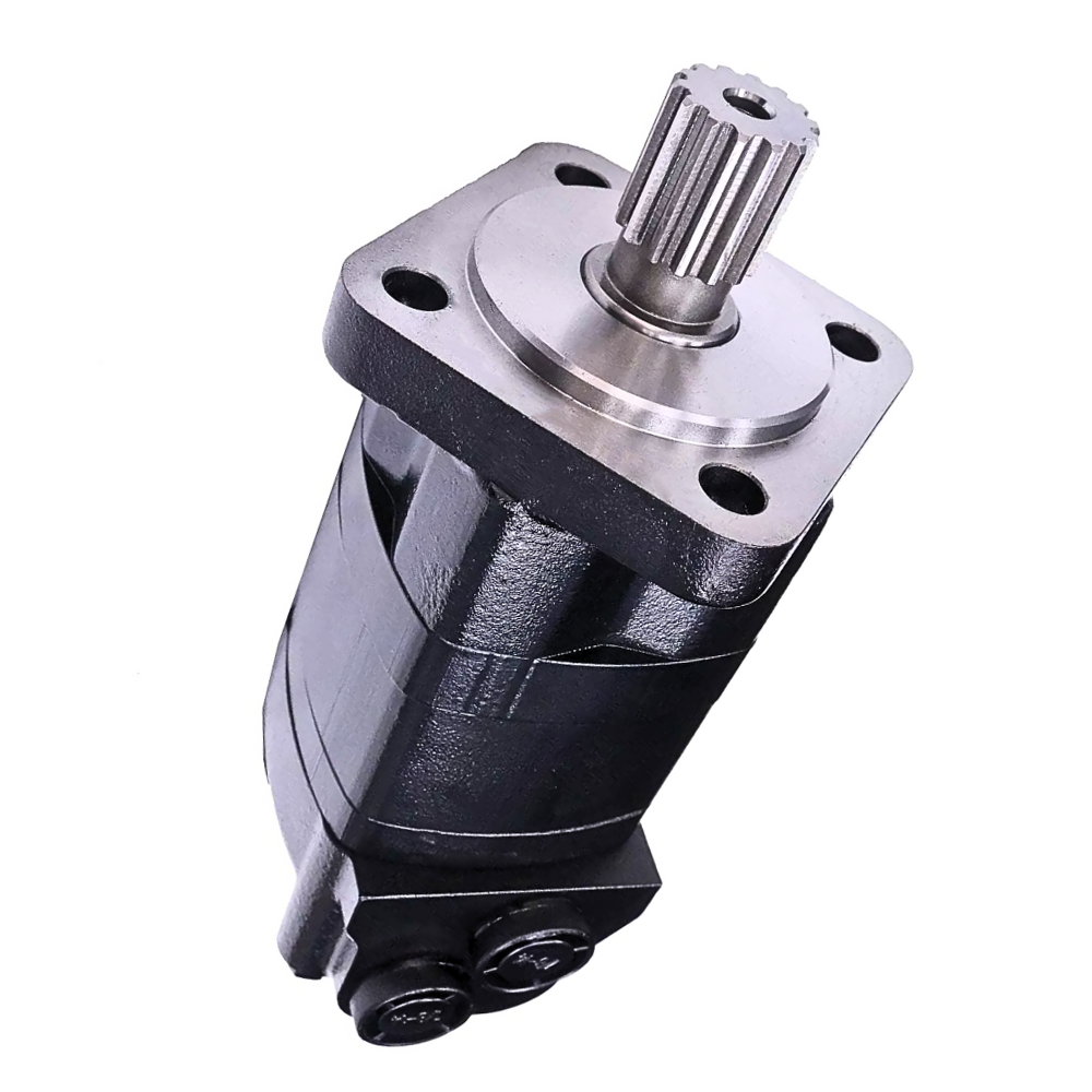 Char-Lynn Hydraulic Motor 244.3cc/rev, 1 1/4 inch Splined Shaft, 4 Hole Mount