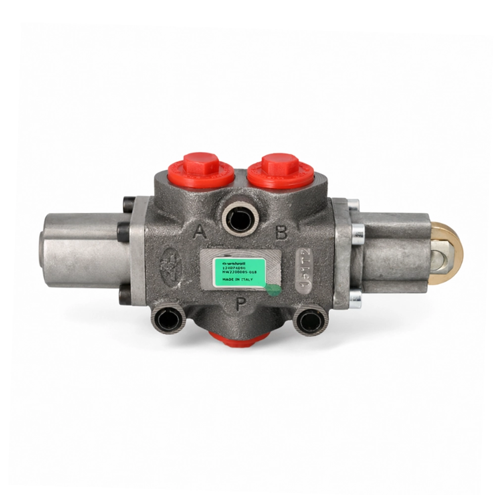 Walvoil DF10, 3 Way, 1/2" BSP, Closed Centre, Cam Controlled, Diverter Valve, Manual Spool, Spring Return, 90 L/min, 315 bar