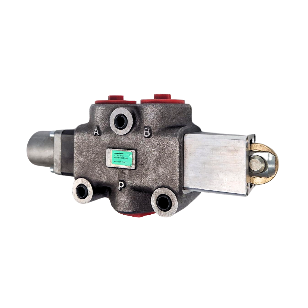Walvoil, DF25/3AC17CB, 3 Way, 1", Open Centre, Spring Return, Cam Controlled, Manual Spool Diverter Valve Walvoil, DF25/3AC17CB, 3 Way, 1", Open Centre, Spring Return, Cam Controlled, Manual Spool Diverter Valve