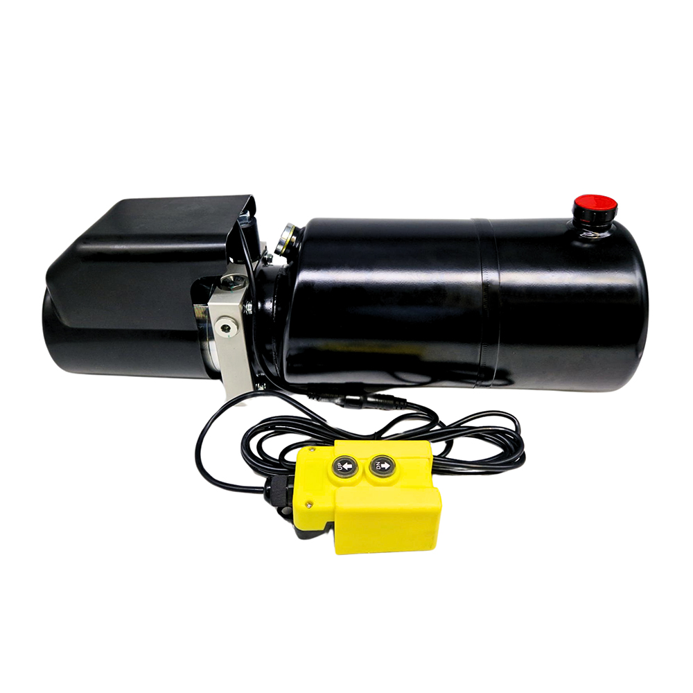 Flowfit Single Acting Hydraulic Power Pack 8L Steel Tank & Remote 12VDC