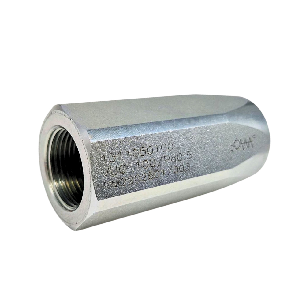 VUC100/PA0.5 In Line Check Valve, 1" BSP, 0.5 bar (7.25 psi)