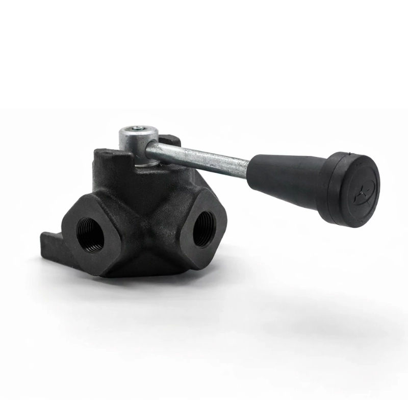 Walvoil DH5 3 Way Rotary Diverter Valve – 3/8" BSP, Closed Centre