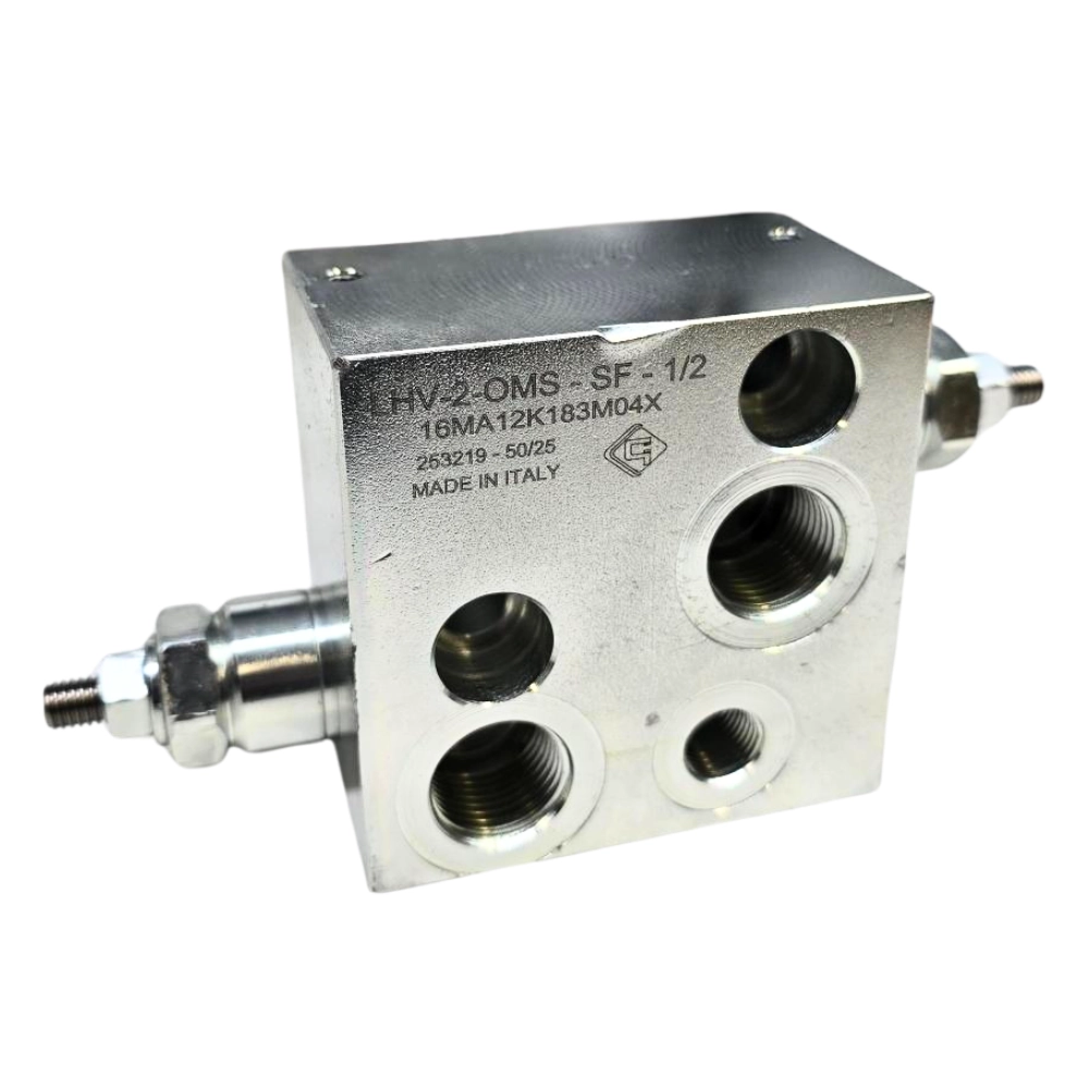 GUMEC Double Overcentre Valves OMS Motors, 1/2" BSP, 4.25:1, 30-210 Bar, Brake Release