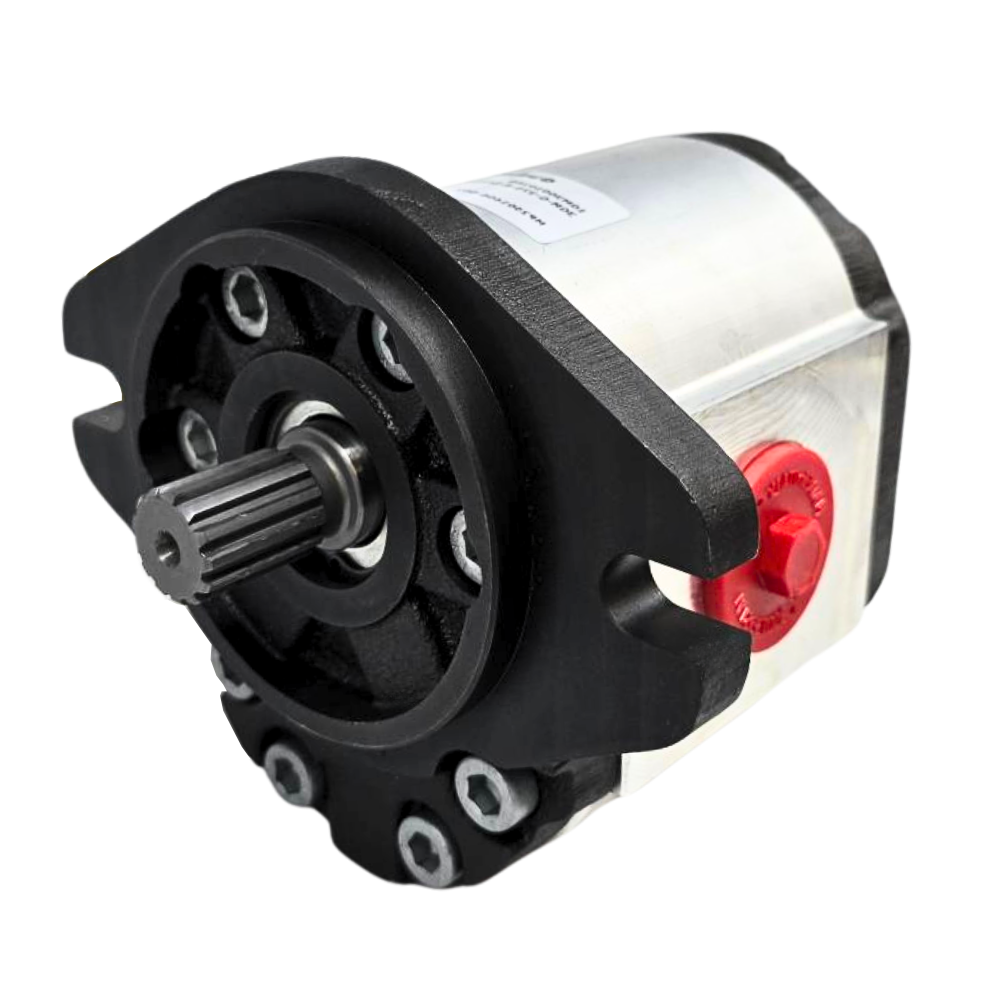 Walvoil 3GM Hydraulic Gear Motor, Group 3, 37.5CC, Reversible (external drain), 1" BSP Inlet & Outlet, SAEB 13T Splined