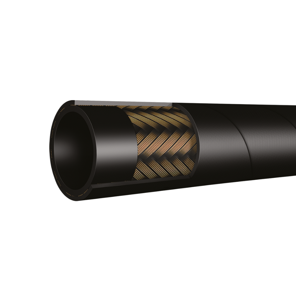Compact Hydraulic Hose, 1 Wire EN857-1SC, 1/4" Bore, 100 metre Coil Compact Hydraulic Hose, 1 Wire EN857-1SC, 1/4" Bore, 100 metre Coil