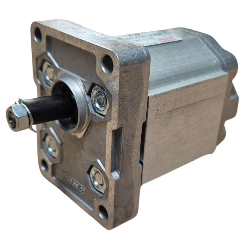 Bucher AP100 Clockwise Gear Pump, Group 1, 4.3CC, 25.4 Spigot, 1:8 Taper, 2.4 Keyway Bucher AP100 Clockwise Gear Pump, Group 1, 4.3CC, 25.4 Spigot, 1:8 Taper, 2.4 Keyway