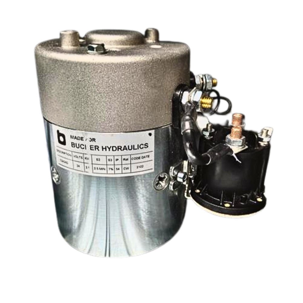 Bucher 24V 2500W Motor for UP100 Hydraulic Power Units & ET Motor Pump Sets