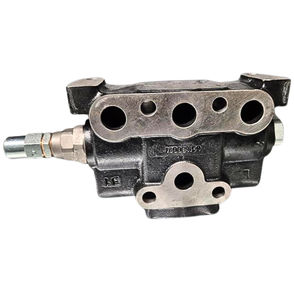 Bucher 1” BSP Right Inlet Cover for HDS30 Parallel Circuit complete with Pressure Relief Valve 30-320 Bar