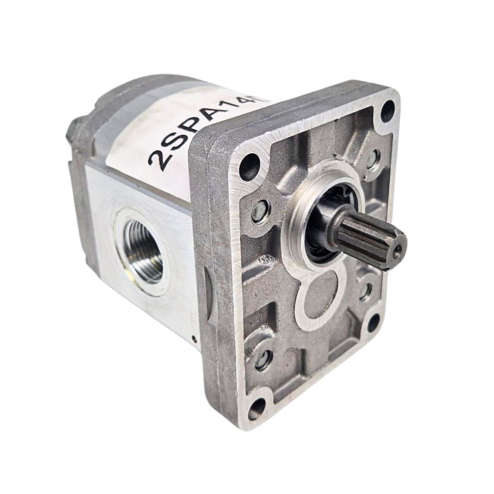 Galtech Hydraulic Gear Pump, Gp2, 14CC, Clockwise, 3/4" BSP Inlet