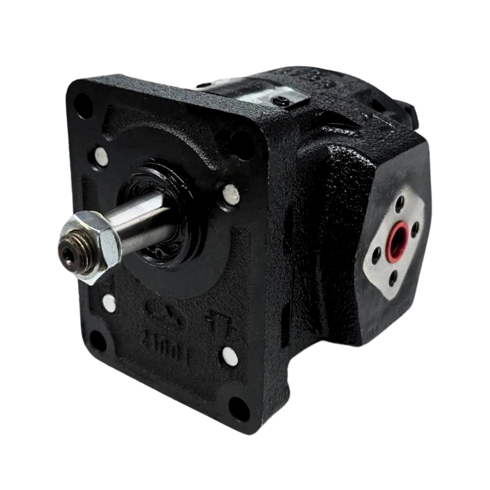 Walvoil 2XPW Hydraulic Cast Iron Gear Pump, Group 2, 14.2CC, Clockwise, Flange Ports, 40mm Inlet & 30mm Outlet, EU 4 Bolt 1/8 Taper Walvoil 2XPW Hydraulic Cast Iron Gear Pump, Group 2, 14.2CC, Clockwise, Flange Ports, 40mm Inlet & 30mm Outlet, EU 4 Bolt 1/8 Taper
