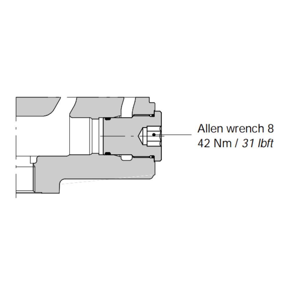 Walvoil SV Relief Valve Blanking Plug, SD18