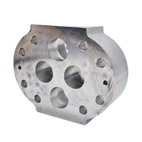 Galtech 3GP Gp3 34-62cc Rear Flange C/W Sae Ports - Aluminium