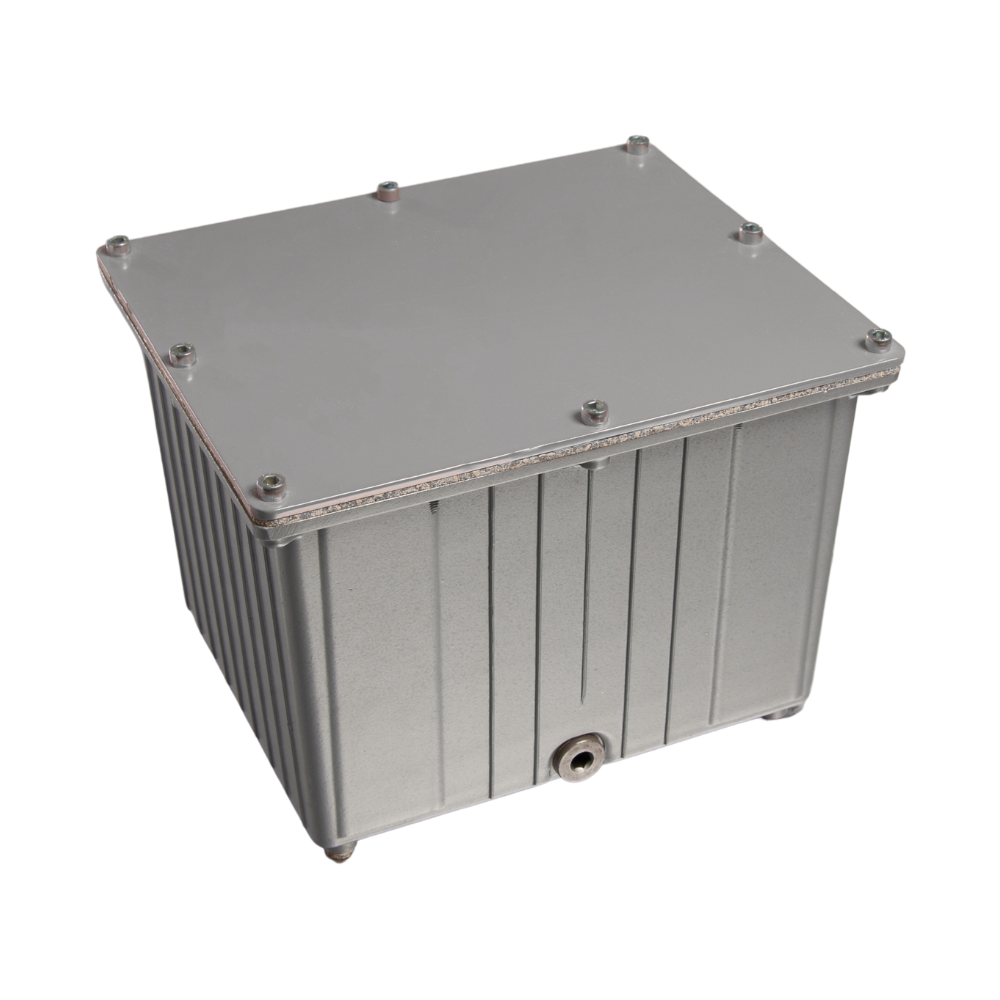 6 Litre Aluminium Hydraulic Oil Tank Complete with Lid, Gasket & 3/8" Drain Plug