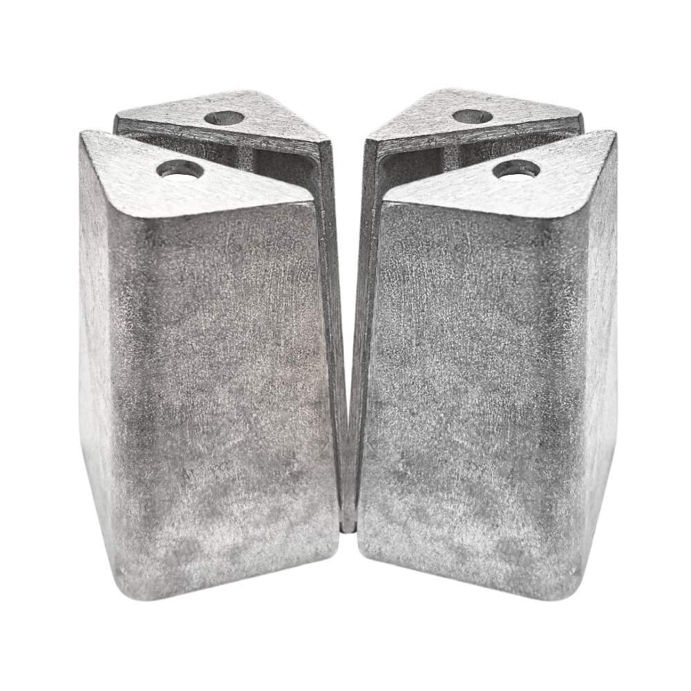 Hydraulic Aluminium Feet, Set of Four, For 27 Litre, 40 Litre & 63 Litre Aluminium Tank