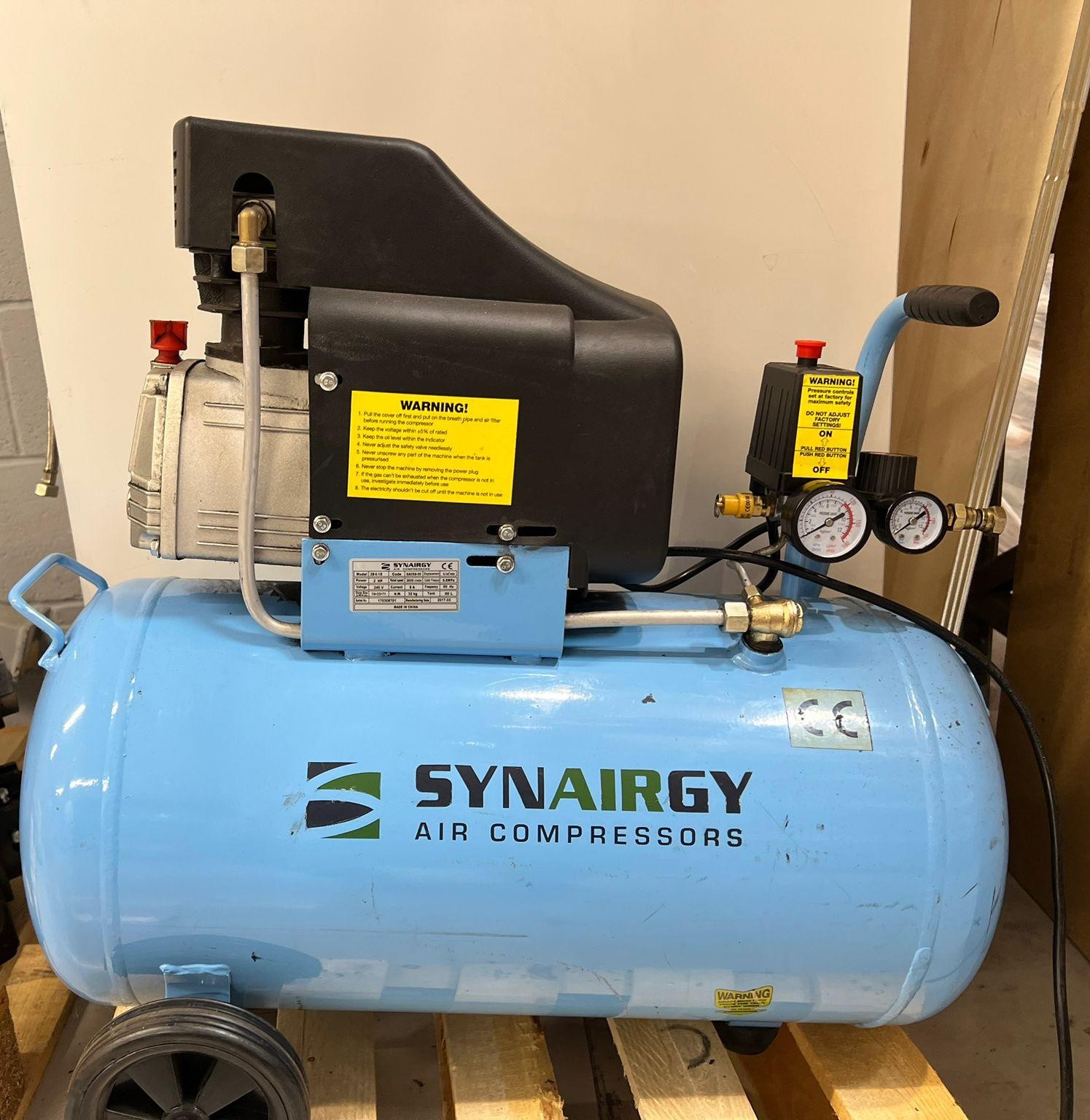50 Litre Synairgy Direct Driven Air Compressor 50 Litre Synairgy Direct Driven Air Compressor