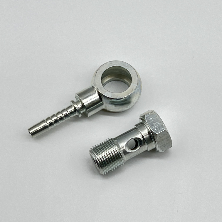 3/8" BSPP X 1/4" ID HOSE BANJO + BOLT