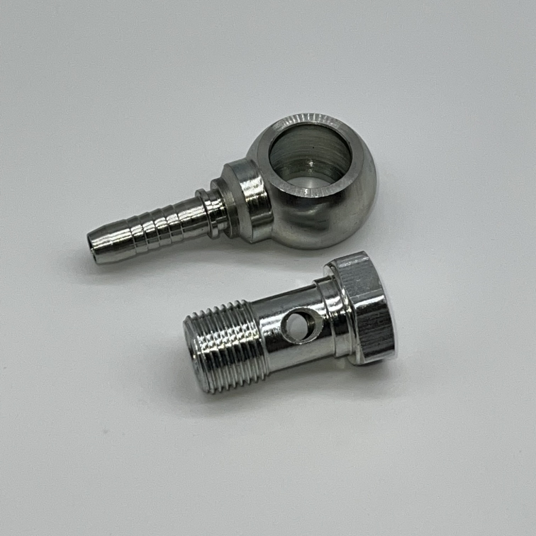 1/2" BSPP X 3/8" ID HOSE BANJO + BOLT