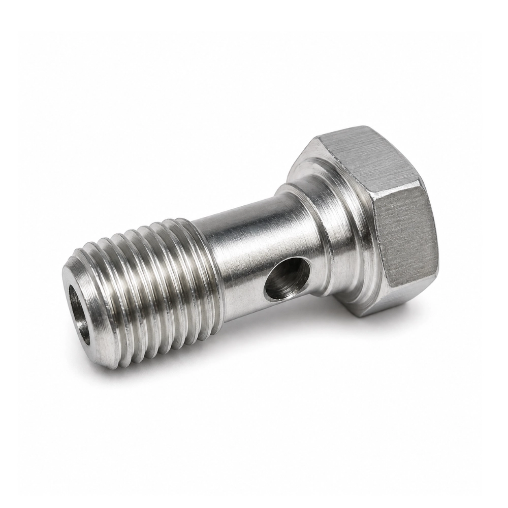 1/4" BSPP BANJO BOLT FOR 1/4" HOSE THREAD