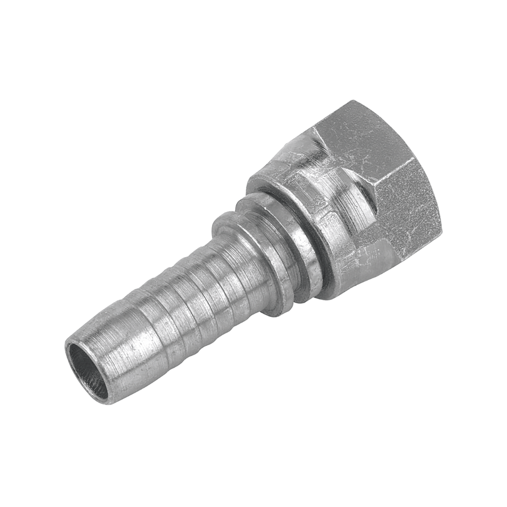 1/8" BSP Female 60° Cone x Hose Tail 3/8" Hose ID