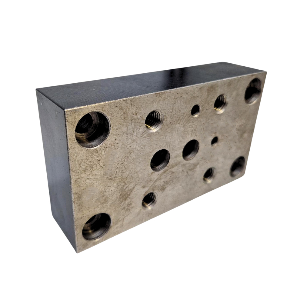 Subplate for BSG-03-H, Kompass Solenoid Controlled Relief Valve Subplate for BSG-03-H, Kompass Solenoid Controlled Relief Valve