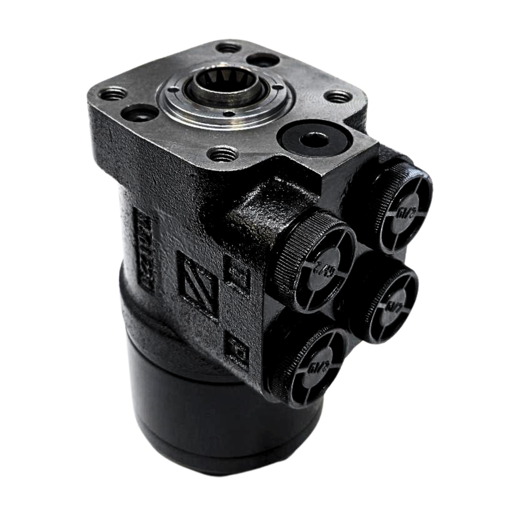Hydraulic Steering Unit, Load Sensing, Non-Reaction, 315CC, Modular Mount, With Relief & Anti-Shock Valves