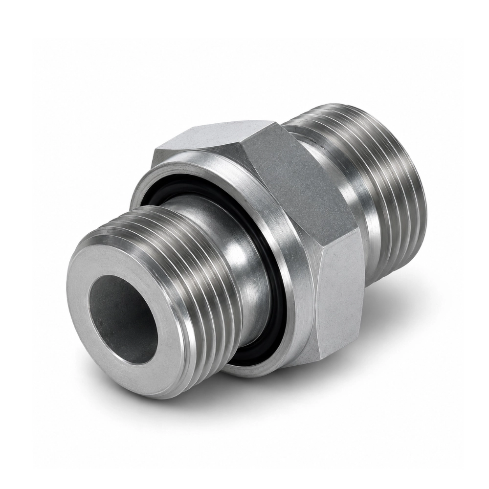 1/8" BSP (CS) Captive Seal for 3869 x 1/4" BSP Complete with Seal Male to Male Hydraulic Adaptor