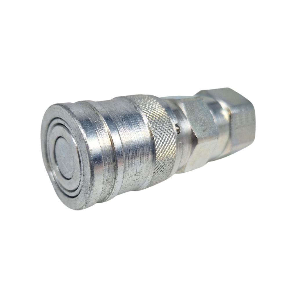 Hydraulic Female Flat Face Quick Release Coupling, DN08, 1/2" BSP Hydraulic Female Flat Face Quick Release Coupling, DN08, 1/2" BSP