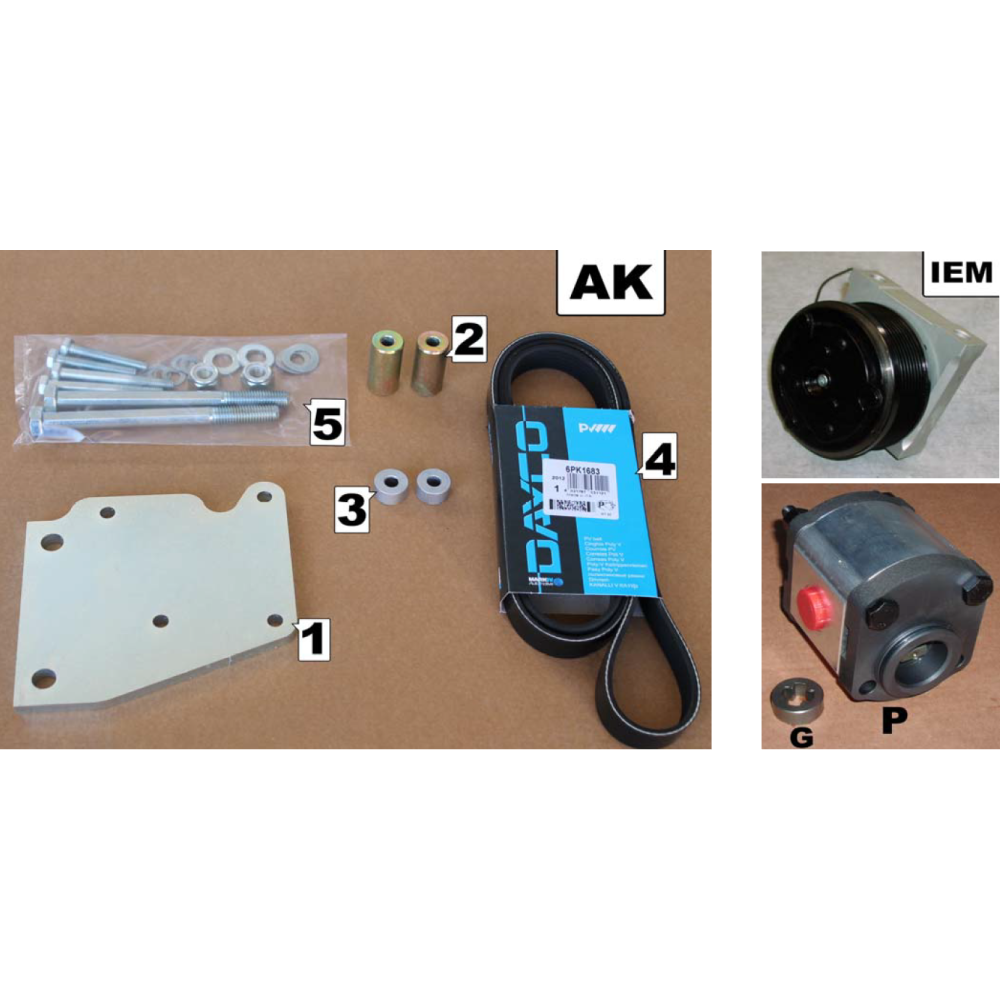 Dispatch / Jumpy 1.6 HDI PTO and pump kit 12V 60Nm, 2010/15 FWD AC/NO CIT02CI102 Dispatch / Jumpy 1.6 HDI PTO and pump kit 12V 60Nm, 2010/15 FWD AC/NO CIT02CI102