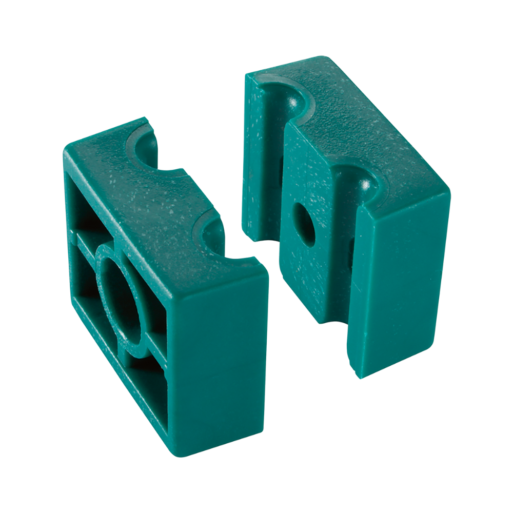RSB Series, Series B Clamp Halves, Double Polypropylene Inside Smooth, Outside Diameter 6mm, Group 1