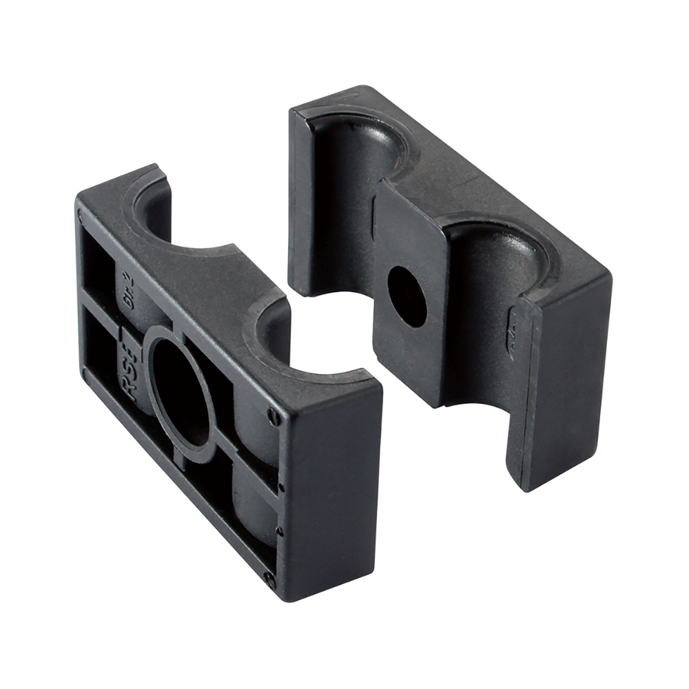 RSB Series, Series B Clamp Halves, Double Polypropylene 6 Inside Smooth, Outside Diameter 19mm, Group 3 RSB Series, Series B Clamp Halves, Double Polypropylene 6 Inside Smooth, Outside Diameter 19mm, Group 3