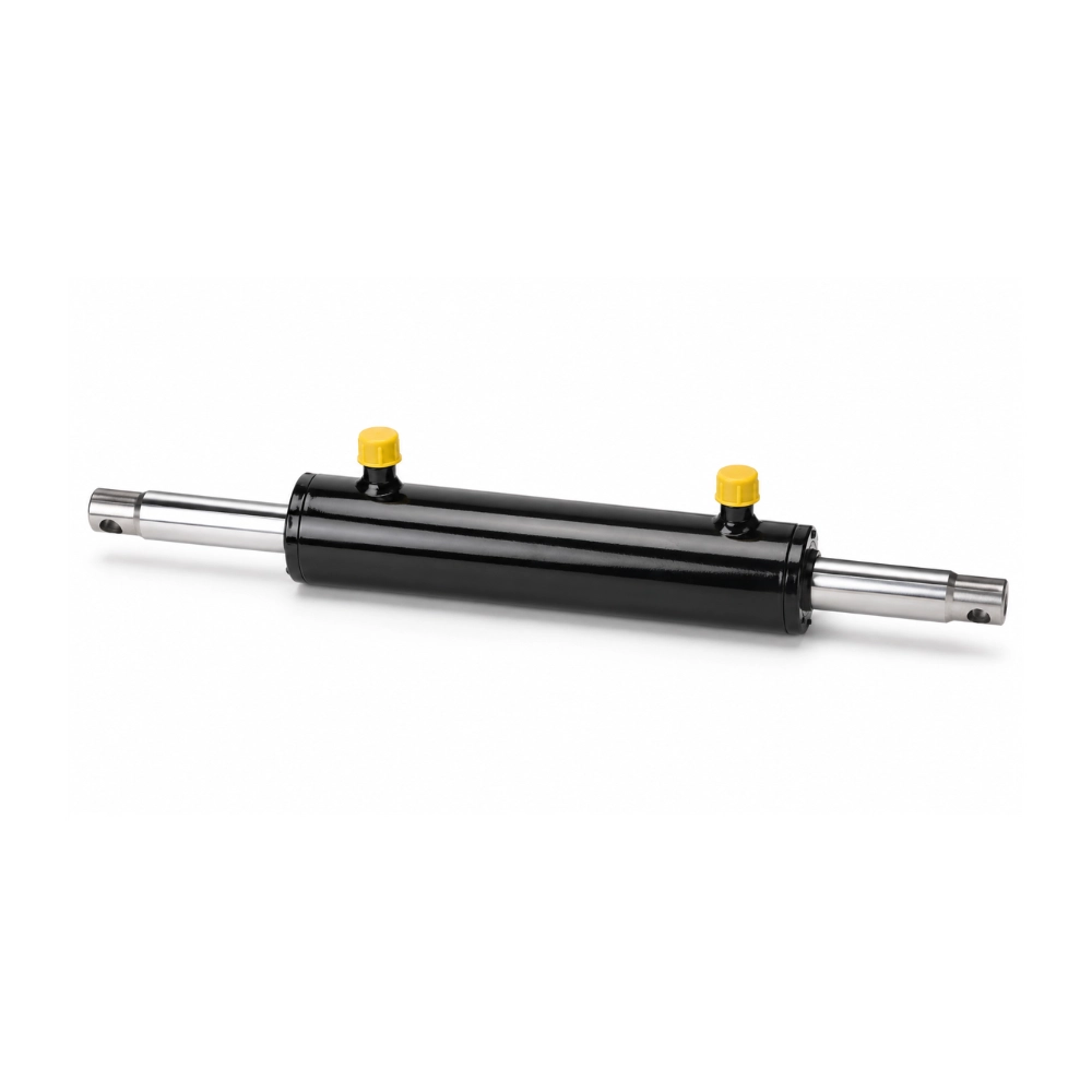Double Rod Hydraulic Cylinder 40mm Bore x 25mm Rod x 130mm Stroke