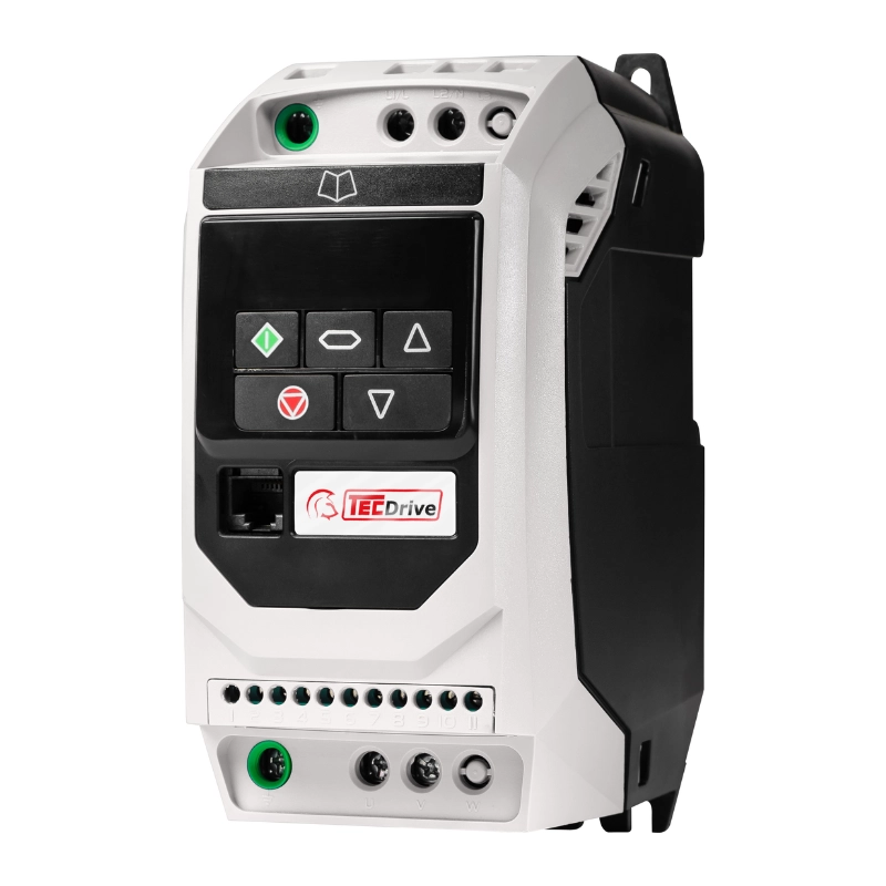 11.0KW IP20 3PH 380-480V Variable Speed Drive Inverter, DIN rail/keyhole Mount, 24amps, 0-500Hz