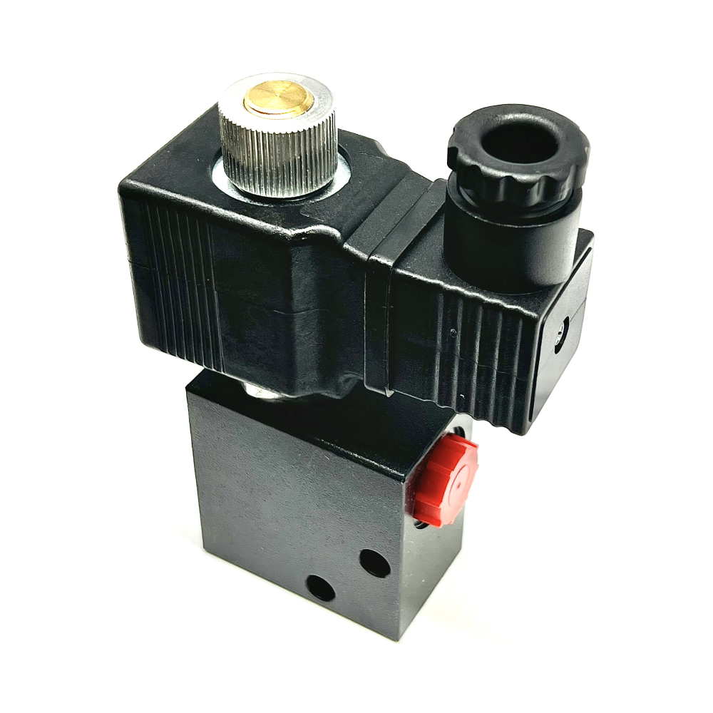 1/4"Bsp 12VDC 2Way Norm Open Poppet 2/2 Valve 25L/min