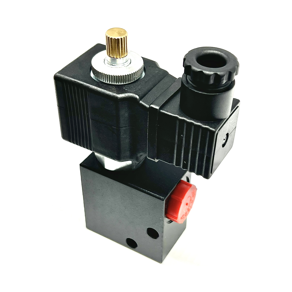 3/8"Bsp 12VDC 2Way Norm Closed - Manual Override Poppet 2/2 Valve 40L/min 3/8"Bsp 12VDC 2Way Norm Closed - Manual Override Poppet 2/2 Valve 40L/min