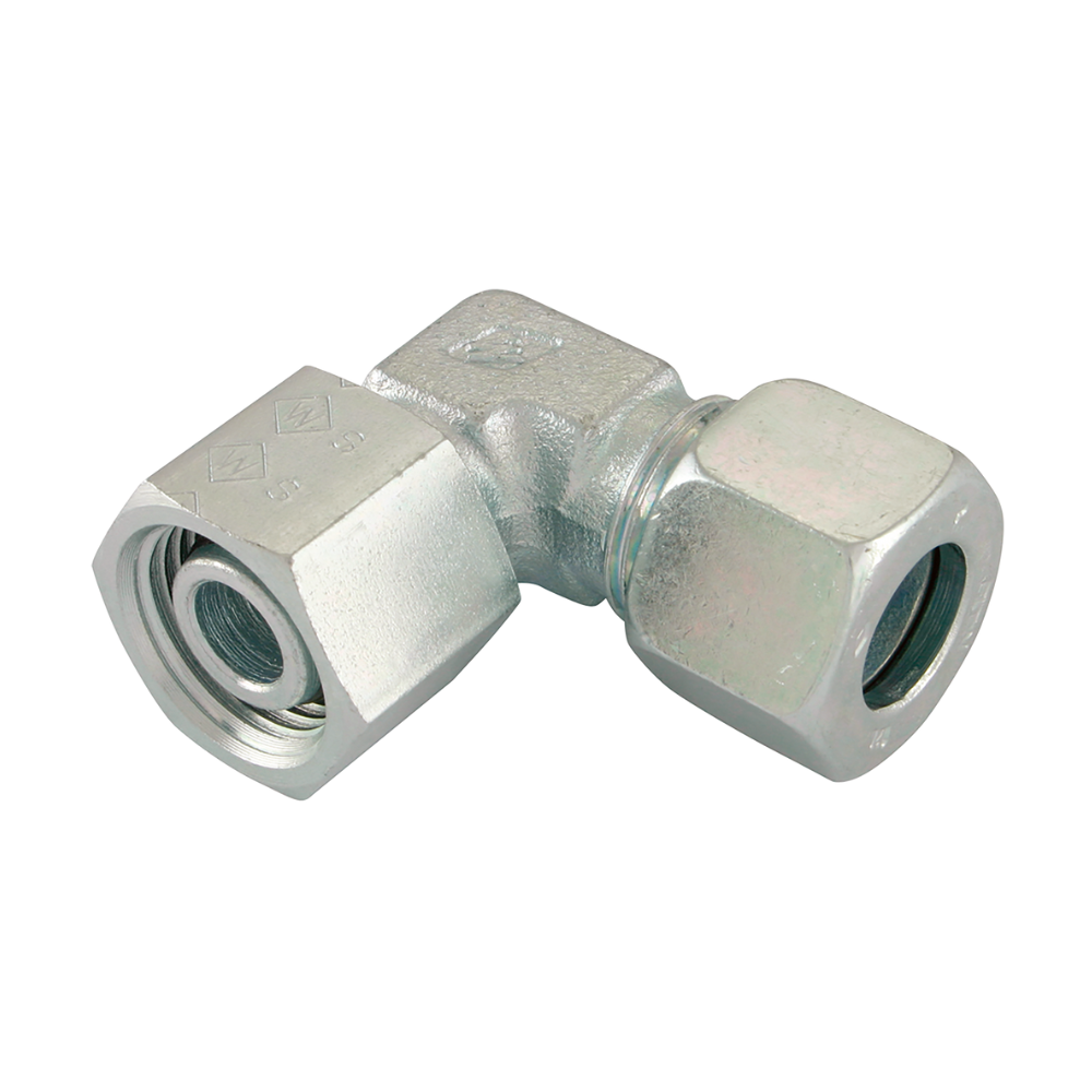 M30 x 2 Metric x 22mm Outside Diameter 90° Swivel Elbow M30 x 2 Metric x 22mm Outside Diameter 90° Swivel Elbow