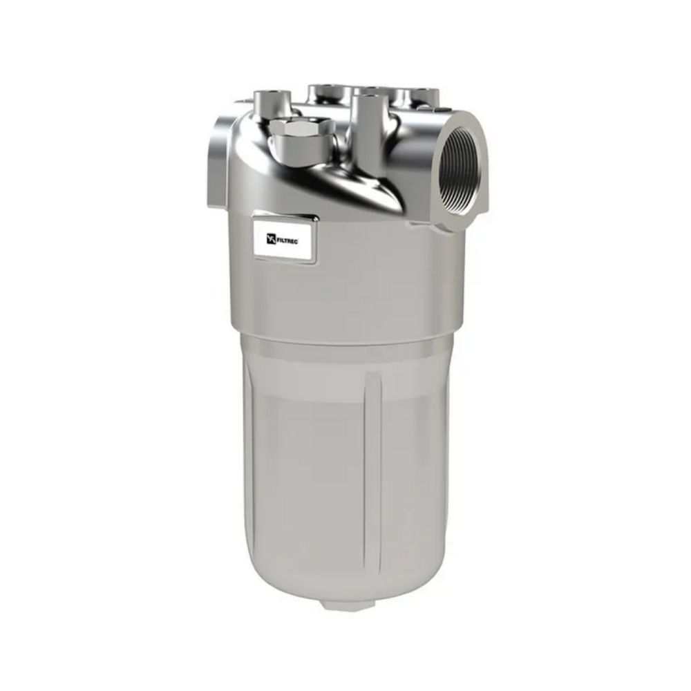 Filtrec Hydraulic F100 In Line High Pressure Filter, 6 Micron, 1/2" BSP, 48 L/min