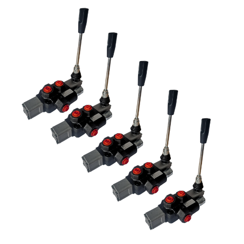 Flowfit 1 Bank, 3/8 BSP, 45 L/MIN Double Acting Monoblock Valve X 5