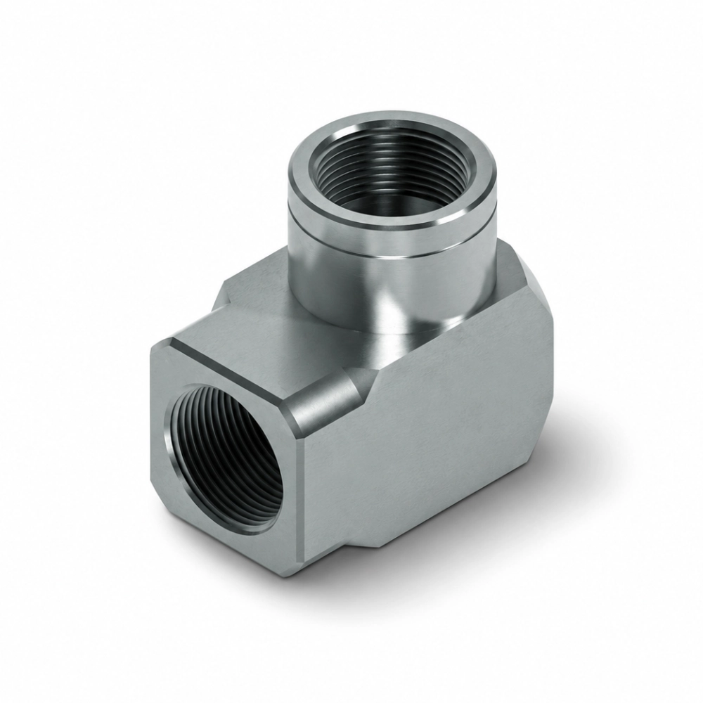1/4" BSP Fixed Female to Fixed Female 90° Compact Hydraulic Adaptor 1/4" BSP Fixed Female to Fixed Female 90° Compact Hydraulic Adaptor