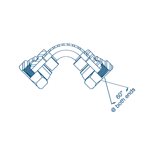 1/4 BSP F/F 90° Swept