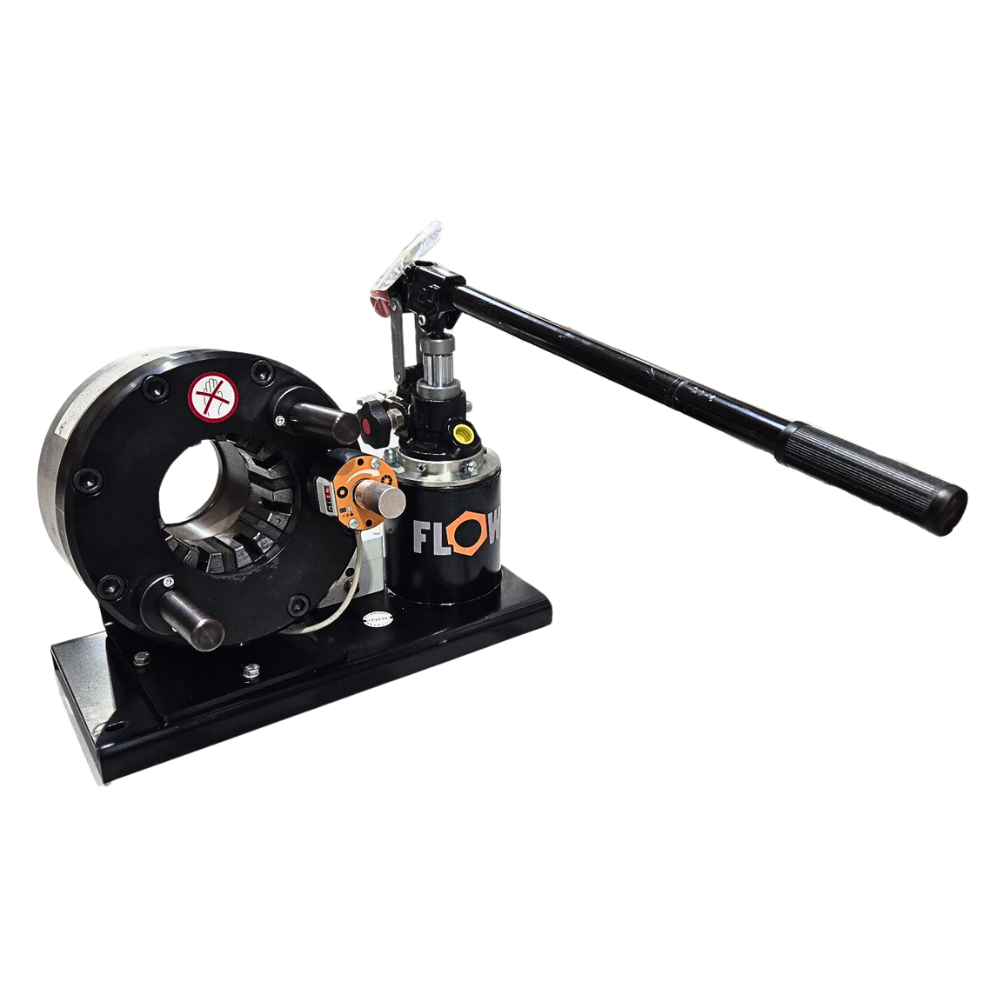 Flowfit Hose Crimper Operated with Double Stage Hand Pump, Opening Die Size 18mm Flowfit Hose Crimper Operated with Double Stage Hand Pump, Opening Die Size 18mm