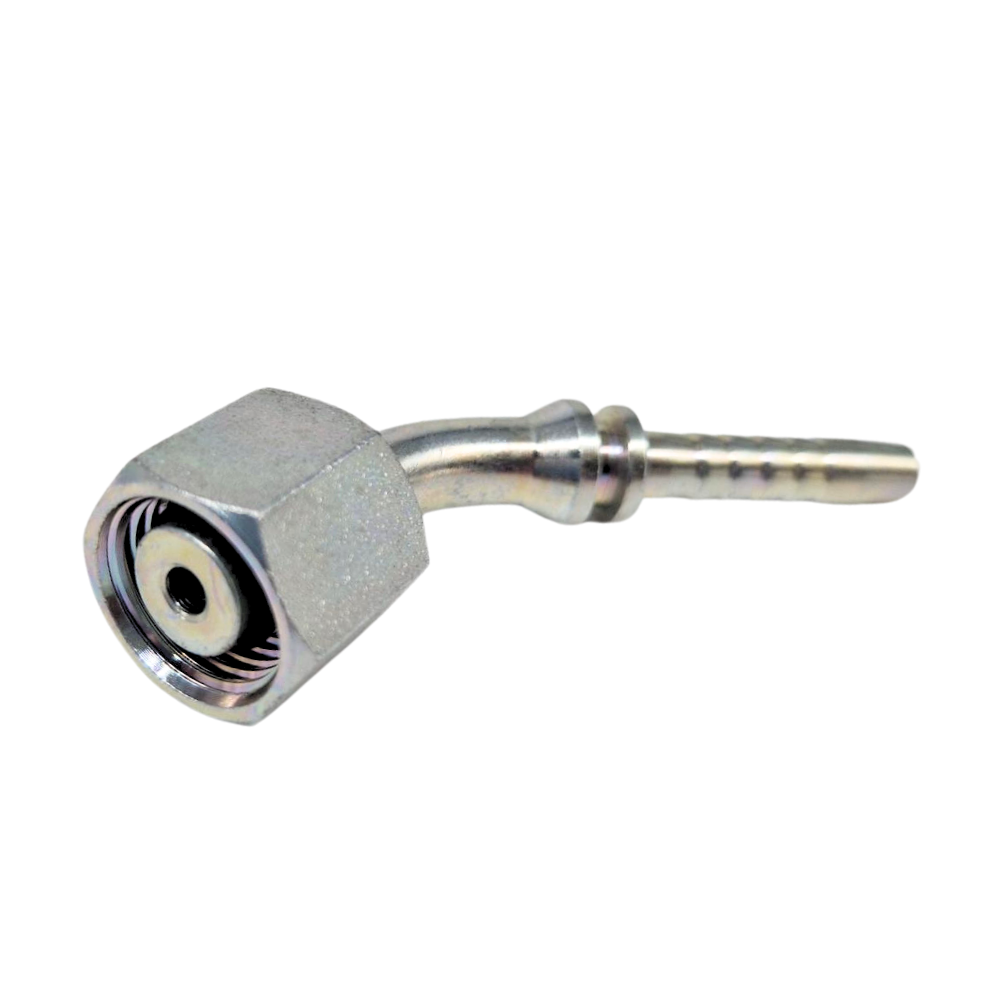 Flowfit Light Series Metric Straight Swivel 45° Female M16 x 1.5 To 1/4" Hose