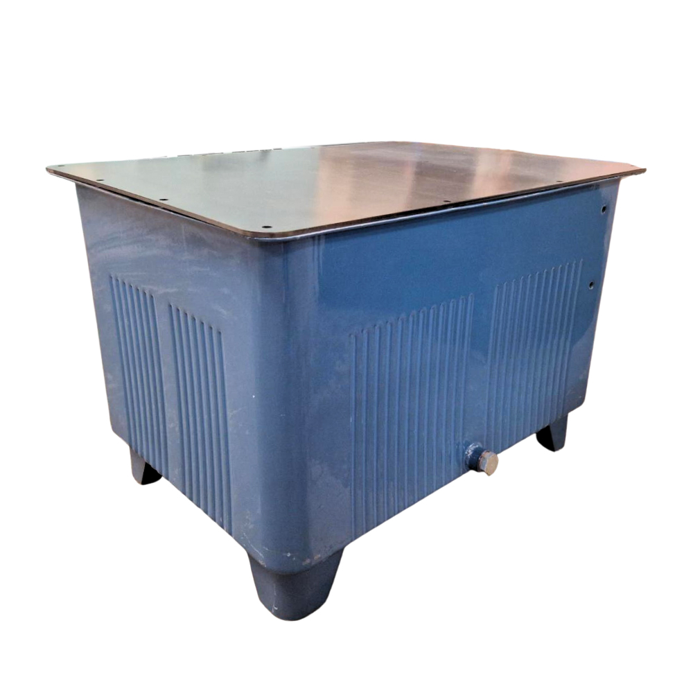 160 Litre Steel Blue Tank, 1/2" Drain, C/W Gasket & Lid