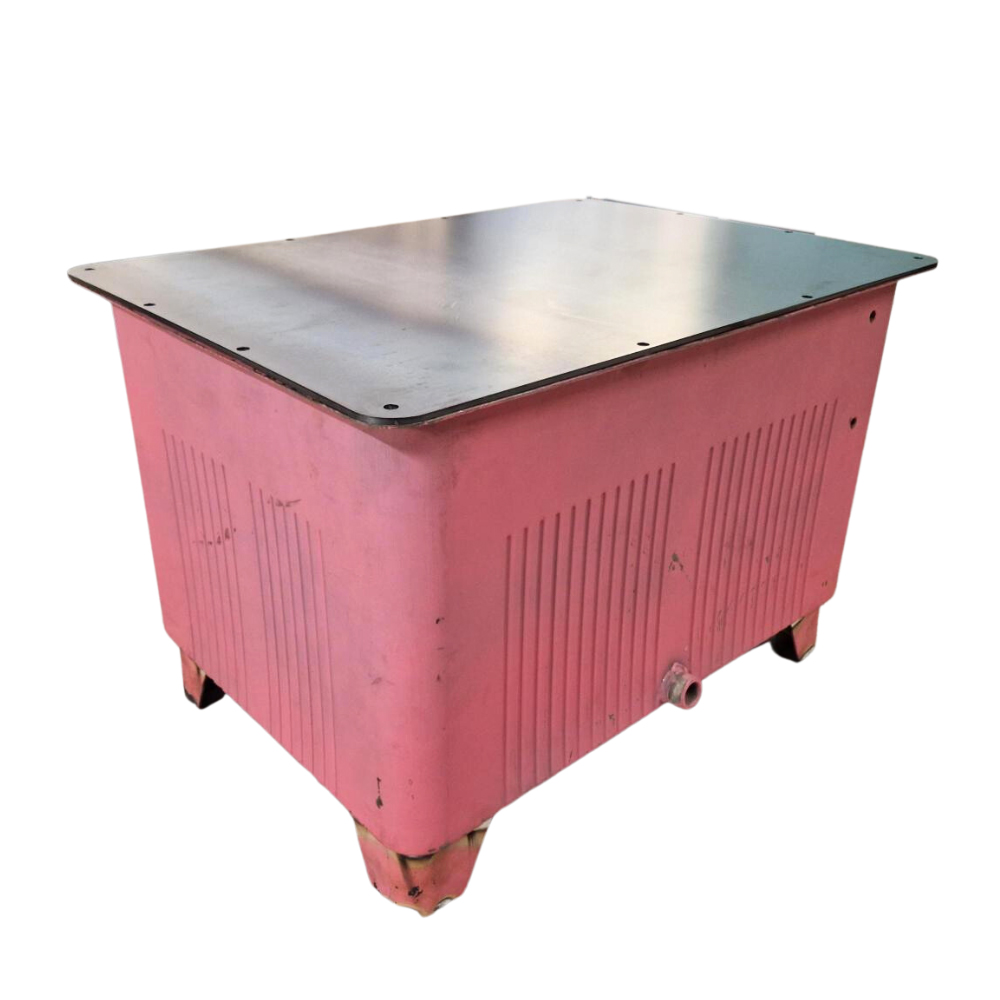 160 Litre Steel Pink Tank, 1/2" Drain, C/W Gasket & Lid