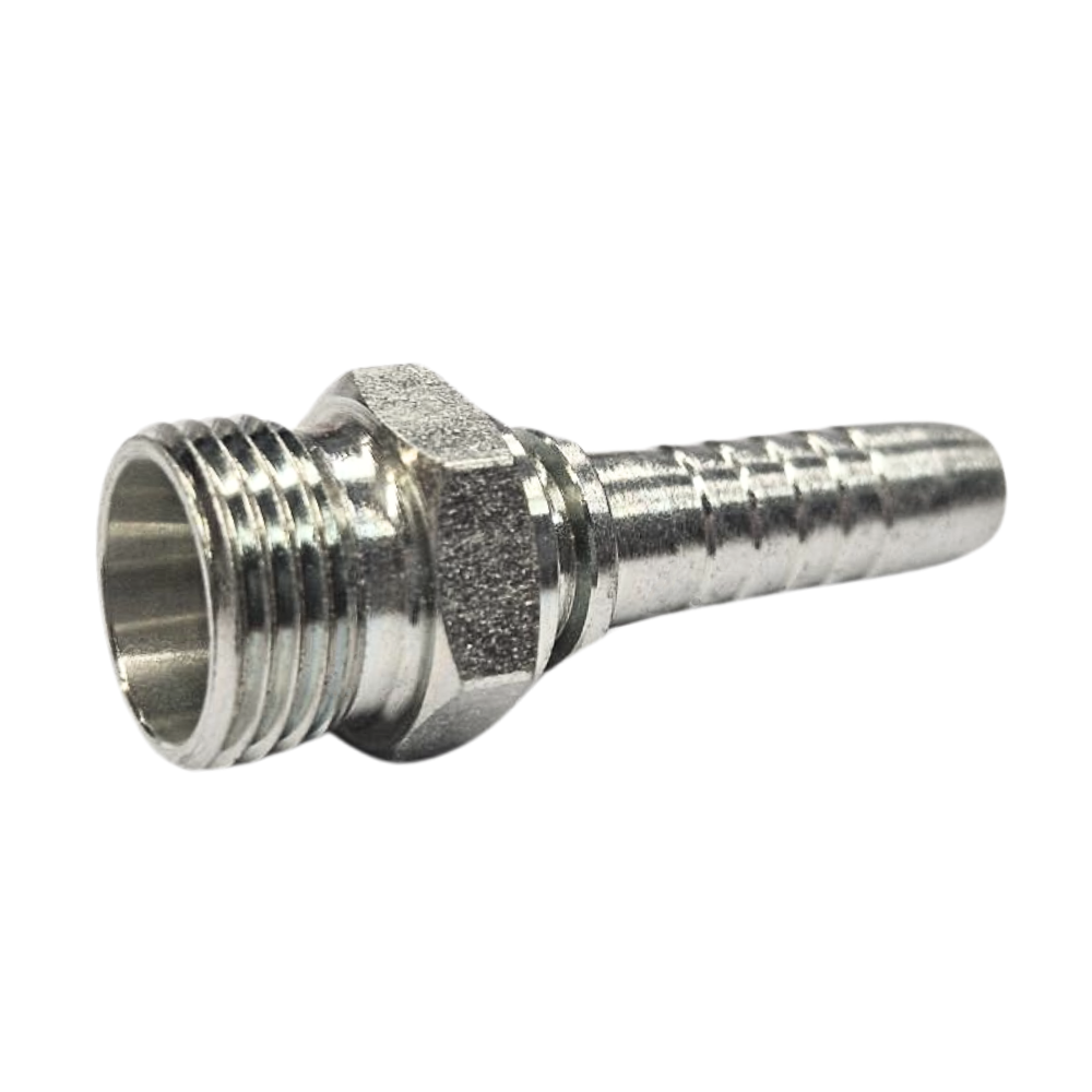 Flowfit Metric Stud Male 60° Internal Cone, M16 x 1.5 to 1/4" Hose Flowfit Metric Stud Male 60° Internal Cone, M16 x 1.5 to 1/4" Hose