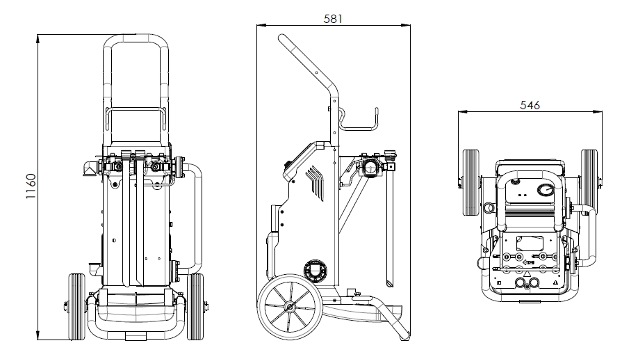 Filtrec FUHF50 dimensions