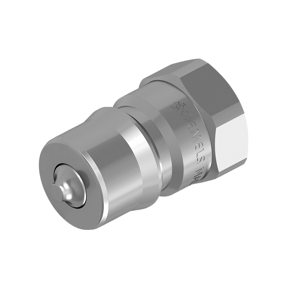 Stainless Steel ISO B 1/8" BSP Male Quick Release Coupling