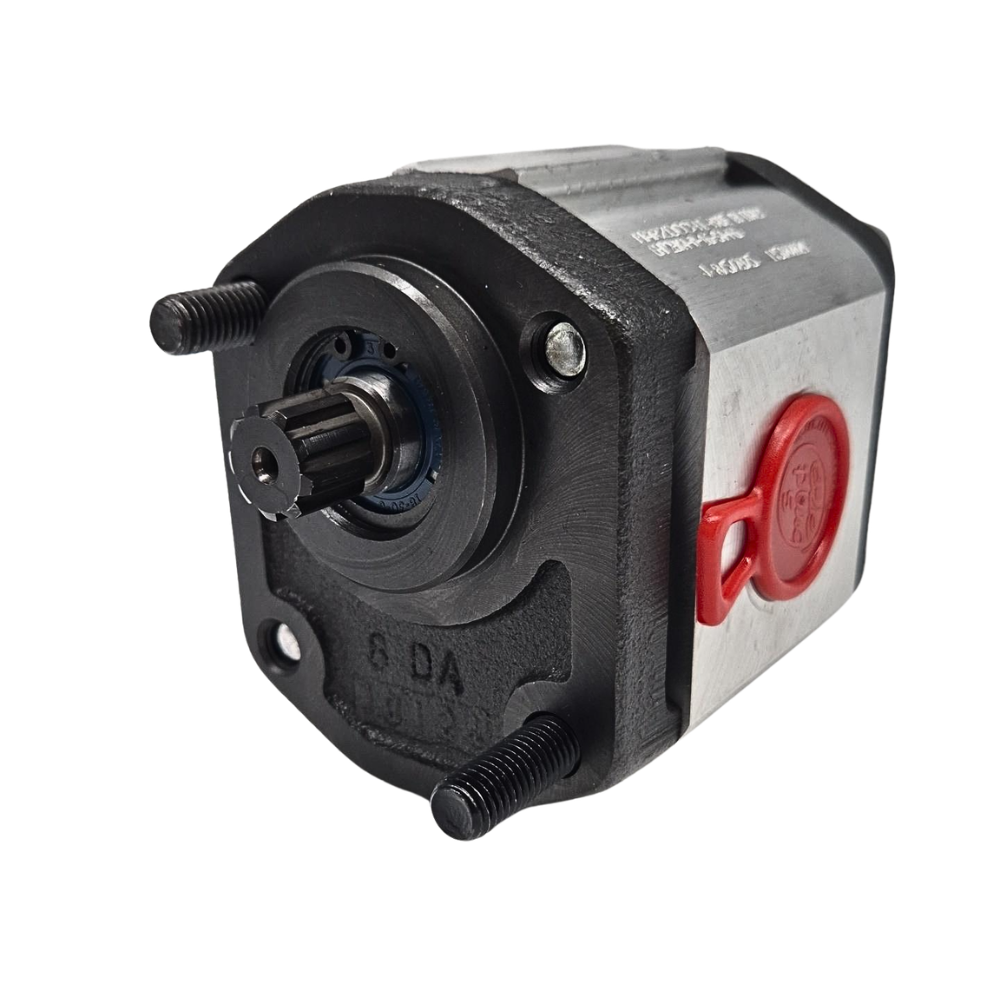 Hydraulic Gear Pump 11.5 cm³/rev – Group 2 Aluminium, Splined Shaft (Z9 DIN), Side Ports, 230 Bar