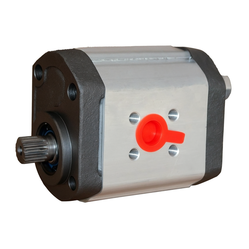 Marzocchi Hydraulic Gear Pump, 11.5CC, Splined Shaft, Flanged Ports