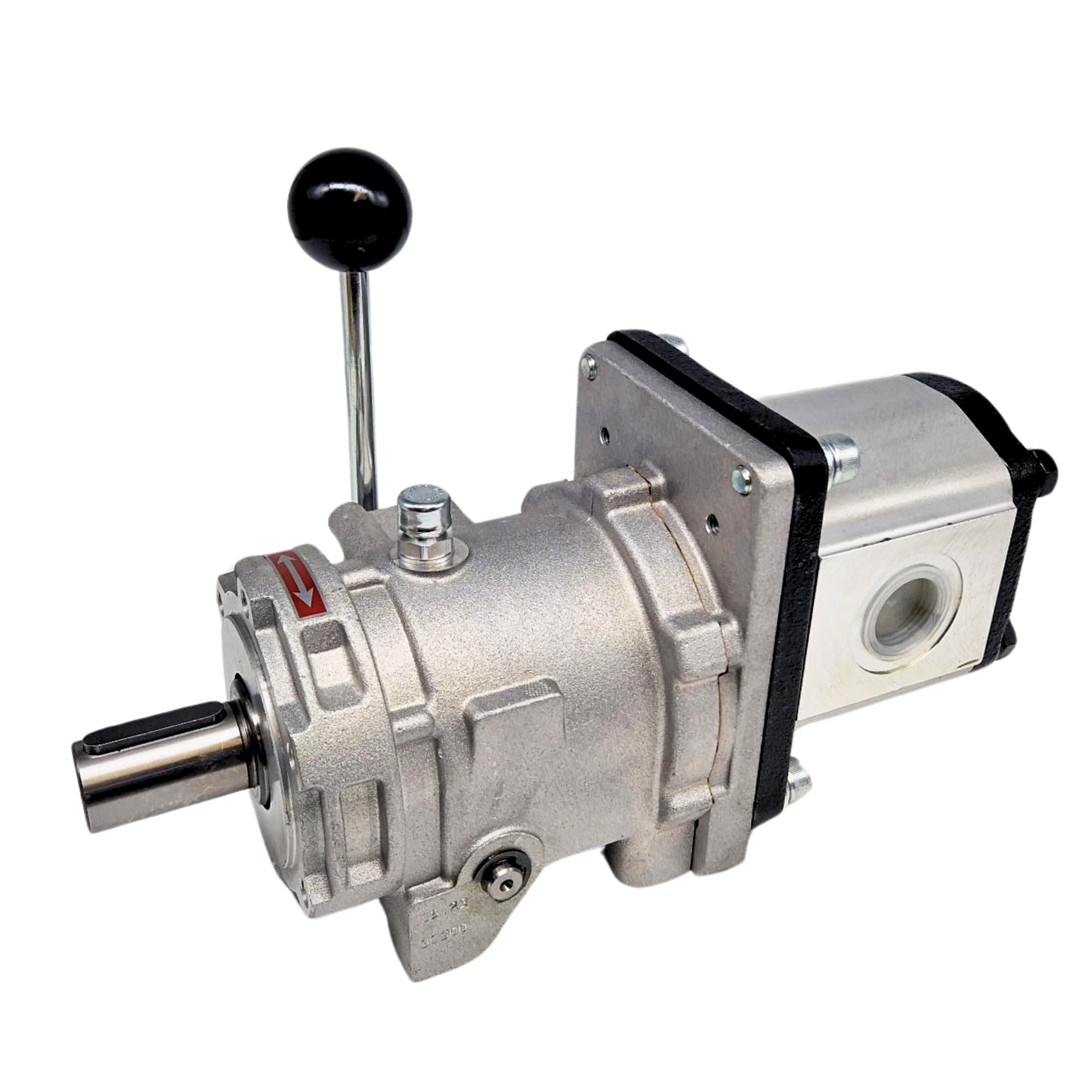 Flowfit Group 3, Hydraulic Mechanical Clutch and Pump Assembly, 26cc, 46.8 L/Min, 1800RPM