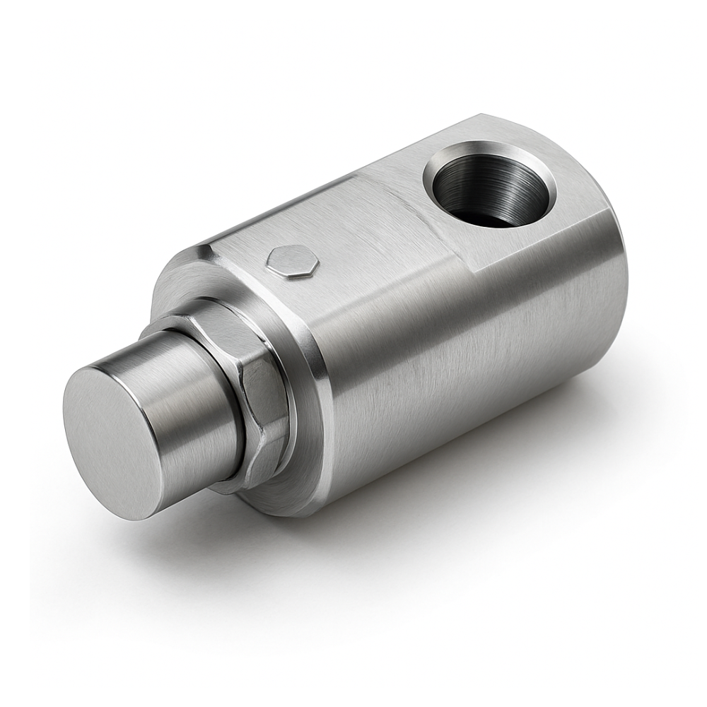 Stainless Steel Hydraulic 90° Degree Rotating Coupling, 1/4" BSP